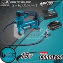 Makita Cordless Inflator MP100 SET Pompa Ban Alat Isi Angin MP 100 12V
