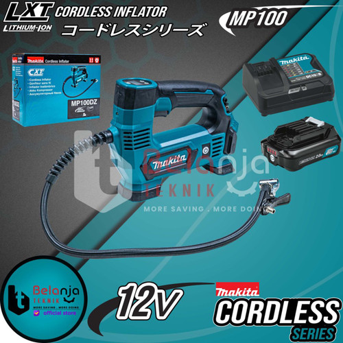 Makita Cordless Inflator MP 100 DZ Pompa Ban Alat Isi Angin MP100DZ