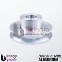 Pully Aluminium A 1 Jalur 3 Inch As 12 Mm Pulley Puli A1 3" As 12mm