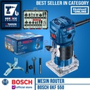 Bosch Mesin Router Profil Kayu GKF 550 Wood Trimmer Mata Router 15Pc