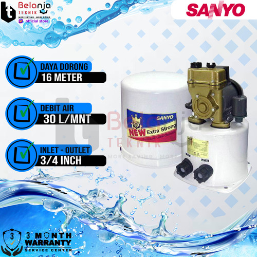 Sanyo Pompa Air Otomatis PH 130 B 9 Meter Water Pumo PH130B 125 Watt