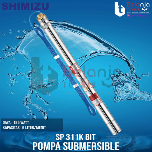 Shimizu Pompa Satelit Submersible SP 311K BIT 0.33 HP 2 Inch dan Kabel