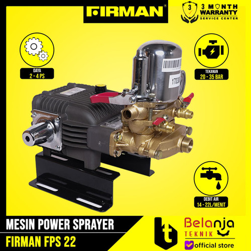 Firman Mesin Power Sprayer FPS 22 Alat Cuci Steam FPS22 Body Only