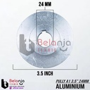 Pully Aluminium A 1 Jalur 3.5 Inch As 24 Mm Pulley Puli A1 3.5" 24mm