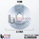 Pully Aluminium A 1 Jalur 3.5 Inch As 19 Mm Pulley Puli A1 3.5" 19mm