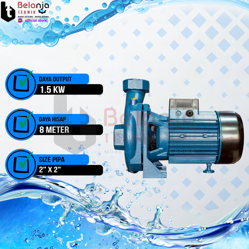 Drakos Pompa Air Sentrifugal DX 70 2" Inch 40 Meter 2 In 2 Hp 3 Phase