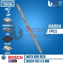 Bosch Mata Bor Besi 4.5mm HSS-G HSS G 4.5 mm Metal Drill Bits Bosch