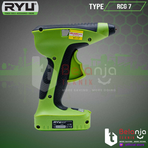 Ryu Cordless Glue Gun RCG 7 Alat Lem Tembak Stik Bakar Baterai 12 Watt
