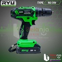 Ryu Bor Tembok Baterai Cordless RCI 20V Impact Drill Set 20 V Battery