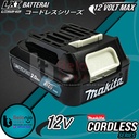 Makita Baterai 12V Max 2 Ah BL1021B Battery Lithium Ion BL 1021 B CXT