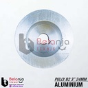 Pully Aluminium B 2 Jalur 3 Inch As 24 Mm Pulley Puli B2 3" As 24mm
