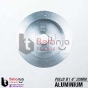 Pully Aluminium B 1 Jalur 4 Inch As 20 Mm Pulley Puli B1 4" As 20mm