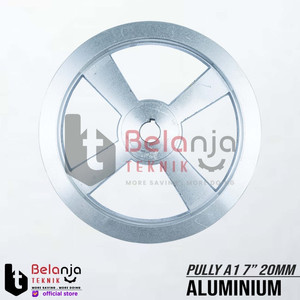 Pully Aluminium A 1 Jalur 7 Inch As 20 Mm Pulley Puli A1 7" As 20mm