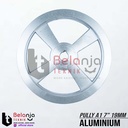 Pully Aluminium A 1 Jalur 7 Inch As 19 Mm Pulley Puli A1 7" As 19mm