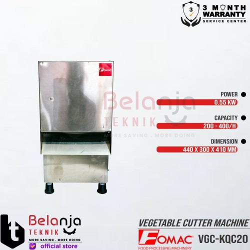 Fomac Mesin Pemotong Buah Sayuran Fruit & Vegetable Cutter VGC-KQC20