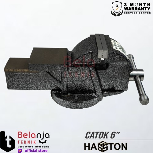 Hasston Prohex Ragum 6 Inch Catok Meja Paron Putar Jepit Serbaguna 6"