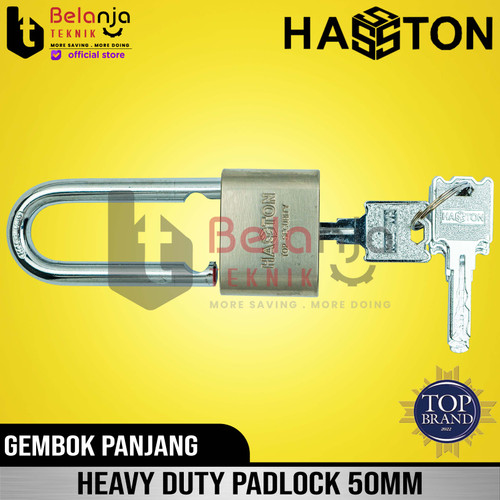 Hasston Prohex Gembok Pagar Leher Panjang 50 MM Heavy Duty Padlock 50