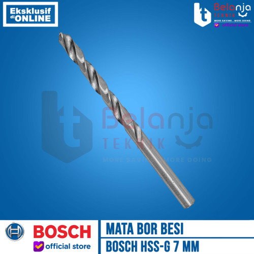 Bosch Mata Bor Besi 7mm HSS-G HSS G 7 mm Metal Drill Bits Bosch
