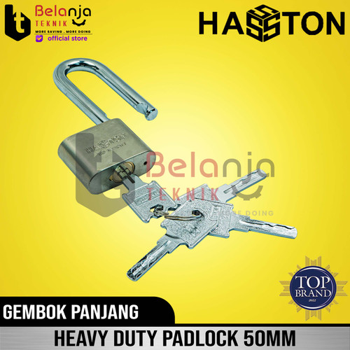 Hasston Prohex Gembok Pagar Leher Panjang 50 MM Heavy Duty Padlock 50