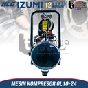 Izumi NLG Mesin Kompressor Angin Portable 1 HP 24 Liter Oilless Air Compressor Tanpa Oli 1HP