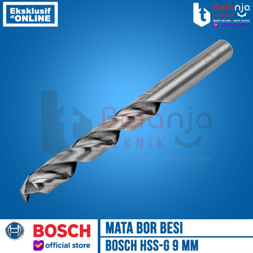 Bosch Mata Bor Besi 9mm HSS-G HSS G 9 mm Metal Drill Bits Bosch