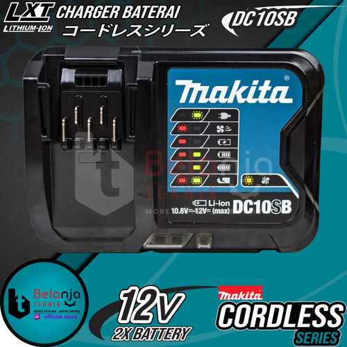 Makita Lithium-Ion Rapid Optinum Charger DC10SB 12V max CXT DC 10 SB