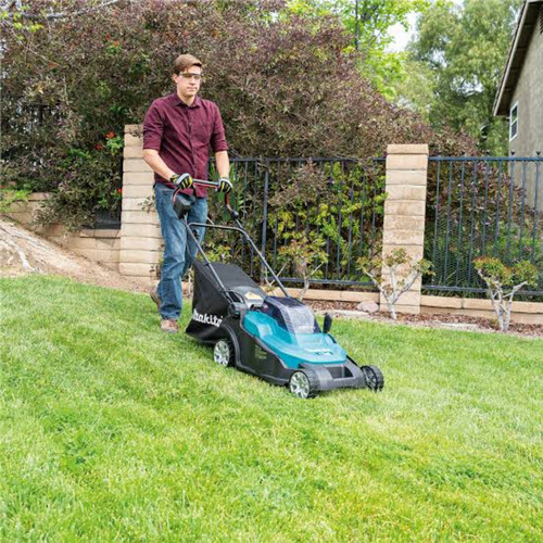 MAKITA Mesin Potong Rumput Dorong DLM382 PT2 Cordless Lawn Mower 15"