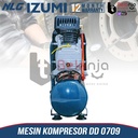 Izumi NLG Mesin Kompressor Angin Portable 3/4 HP 9 Liter Air Compressor 9L 0.75 HP