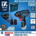 BOSCH Mesin Obeng Baterai GDR 120 LI Impact Cordless + Mata Obeng 43Pc