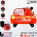 Shark Mesin Kompresor Udara 1 Hp Honda Gx 160 5.5 Hp Air Compressor