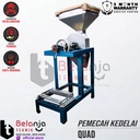 QUAD Mesin Pemecah Kedelai Pembuat Tempe Tanpa Penggerak