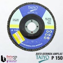 Taiyo Mata Batu Gurinda Amplas Susun 4" Inch Grid Grit 150 Flap Disc 4