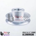 Pully Alumunium A 1 Jalur 3" As 20 mm Pulley Puli A1 3 Inch As 20mm
