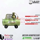Swan Mesin Kompresor Angin 0.25 Hp Dinamo Motor 1/4 Hp Air Compressor