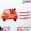 Shark Mesin Kompresor Udara 1 Hp Honda Gx 160 5.5 Hp Air Compressor