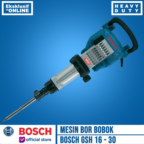 Bosch Mesin Bor Bobok Beton GSH 16-30 Demolition Hammer GSH16-30 1750W