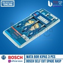 Bosch Self Cut Spade Bits Mata Bor Kipas Kayu Set 3 Pcs 3Pcs Selfcut
