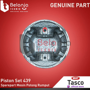 Tasco Piston Set Mesin Potong Rumput Assy 439 Piston Seher Komplit