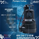 Grundfos Pompa Celup Sirkulasi Kolam KPC 24/7 210 200 Meter 130 Watt