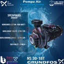 Grundfos Mesin Pompa Air Transfer Sentrifugal NS 30-18T 4 Meter 3Phase