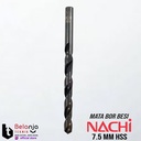 Nachi Mata Bor Besi HSS 7.5 mm Shank Lurus Drill Bit 7.5mm Original