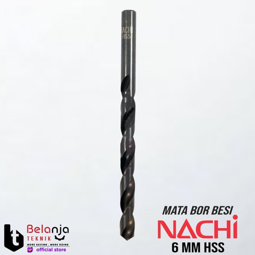 Nachi Mata Bor Besi HSS 6.5 mm Shank Lurus Drill Bit 6.5mm Original