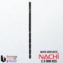 Nachi Mata Bor Besi HSS 2.5 mm Shank Lurus Drill Bit 2.5mm Original