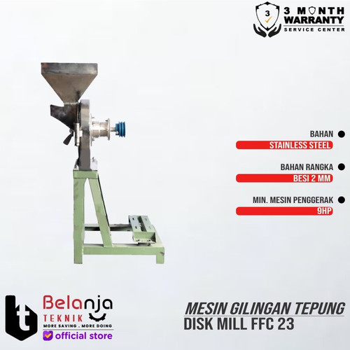 Mesin Gilingan Tepung Disk Mill FFC 45 Stainless Body Only FFC45