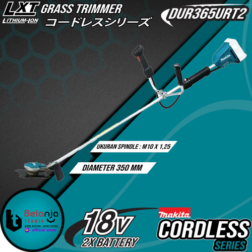 MAKITA Mesin Potong Rumput Cordless DUR365 URT2 Grass Trimmer DUR 365