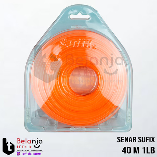 Sufix Tali Senar Mesin Potong Rumput Kotak 40 Meter Trimmer Line 3.2MM