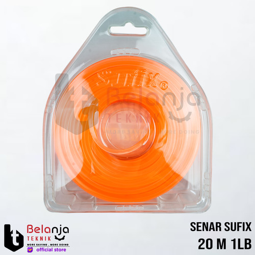 Sufix Tali Senar Mesin Potong Rumput Kotak 20 Meter Trimmer Line 3.2MM