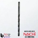 Nachi Mata Bor Besi HSS 4.5 mm Shank Lurus Drill Bit 4.5mm Original