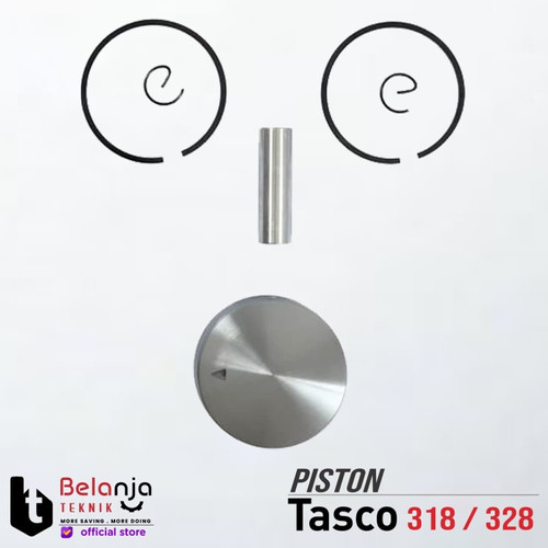Tasco Piston Set Mesin Potong Rumput Assy 318 328 Piston Seher Komplit