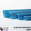 Selang Hisap Pompa Irigasi Biru Selang Spiral PVC Suction 3" Inch 3